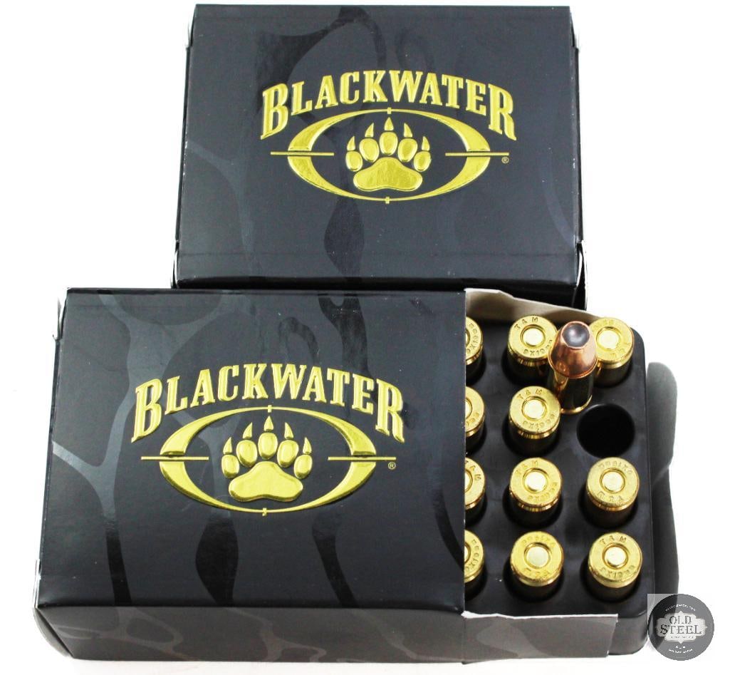 40 Rounds - Blackwater 9mm Luger Defense Grade 115 Grain JHP - 2