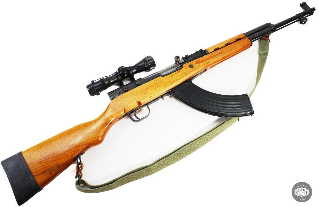 Norinco SKS 7.62x39 W/ Scope: Up for auction is a Norinco SKS. The barrel measures in at 20.5 Inches and has a sharp reflective bore. The length of pull measures in 12.5 inches and has an extension that brings it up to 14 Inches.