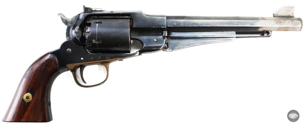 Navy Arms 1858 Revolver 44 Cal Black Powder ANTIQUE - 7.75 Inch Barrel W/ Holster - 2