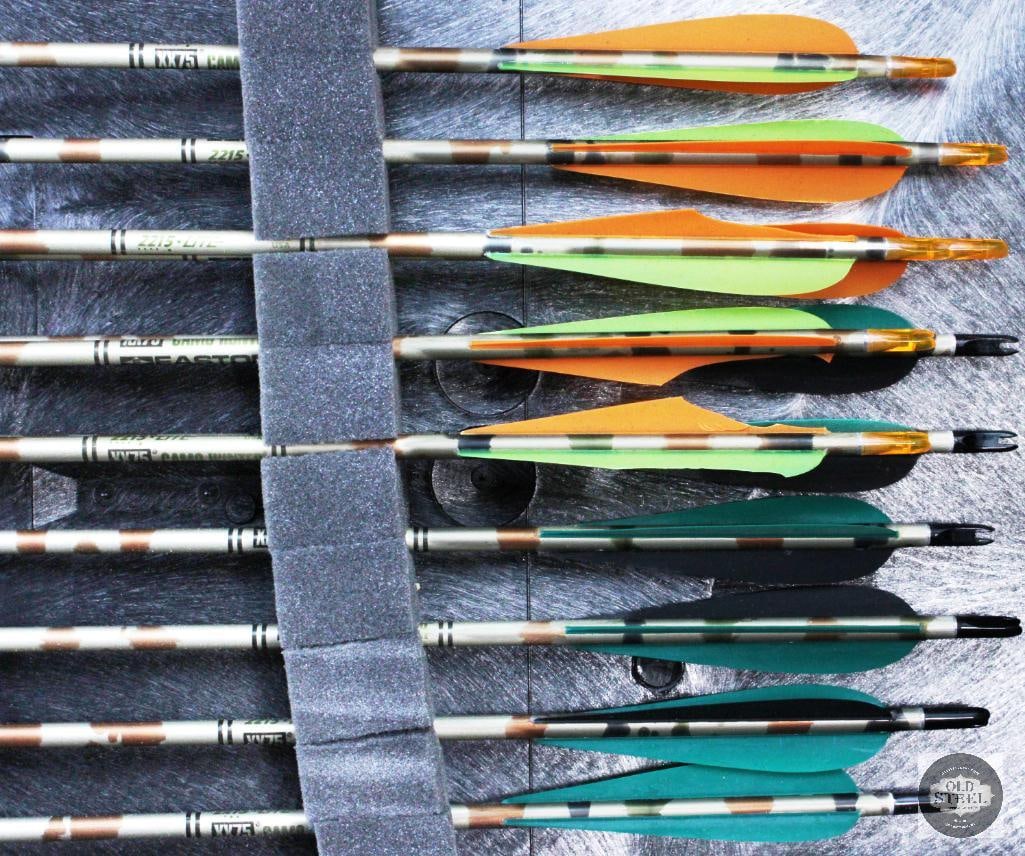 Large Hard Plastic Archery Bow Transport Case - 51 Inches Wide - 4