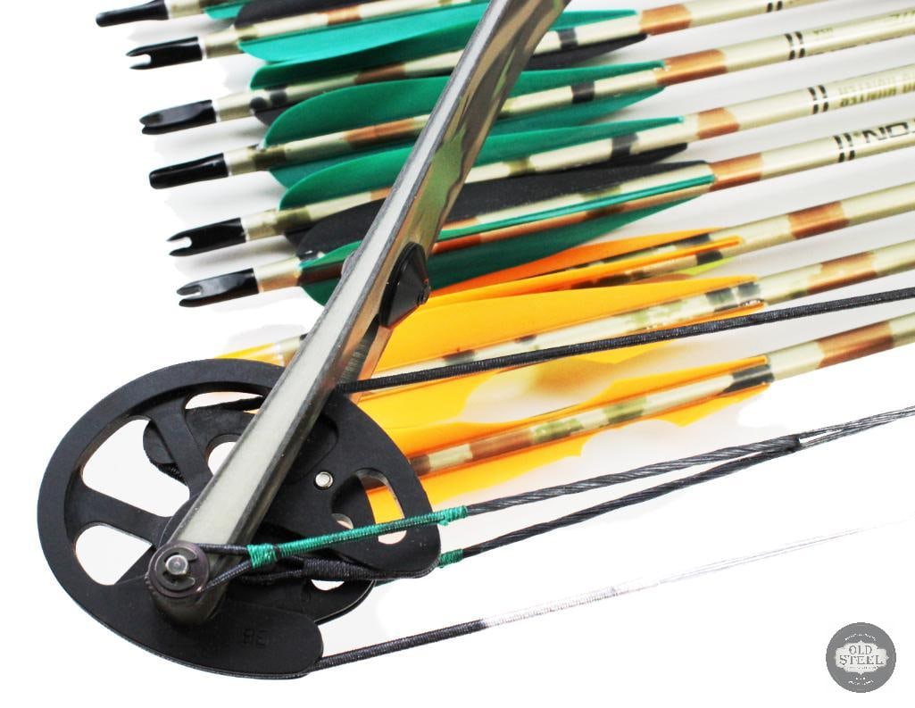 Large Hard Plastic Archery Bow Transport Case - 51 Inches Wide - 8