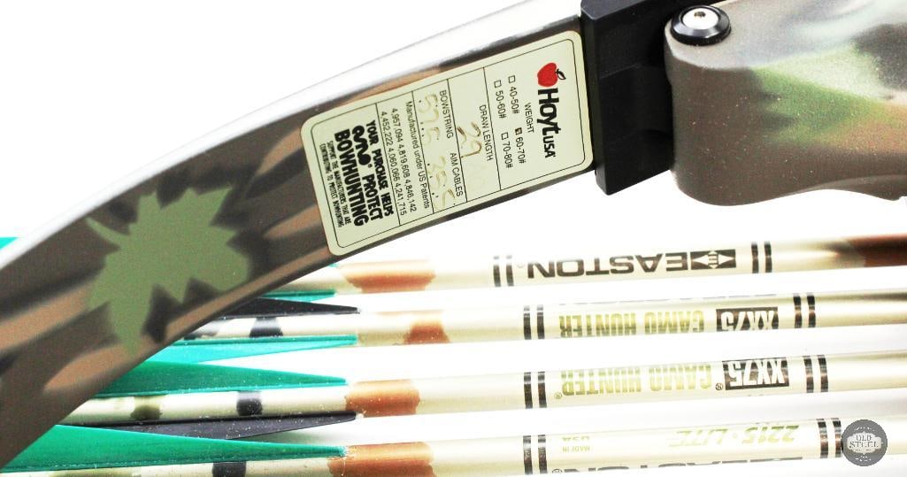 Large Hard Plastic Archery Bow Transport Case - 51 Inches Wide - 9