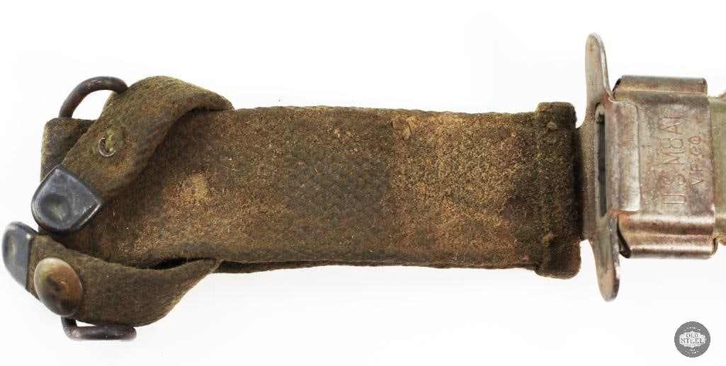 U.S. M6 Bayonet for M1 Garand W/ M8A1 Scabbard - V.P.Co.-Milpar Col - 10