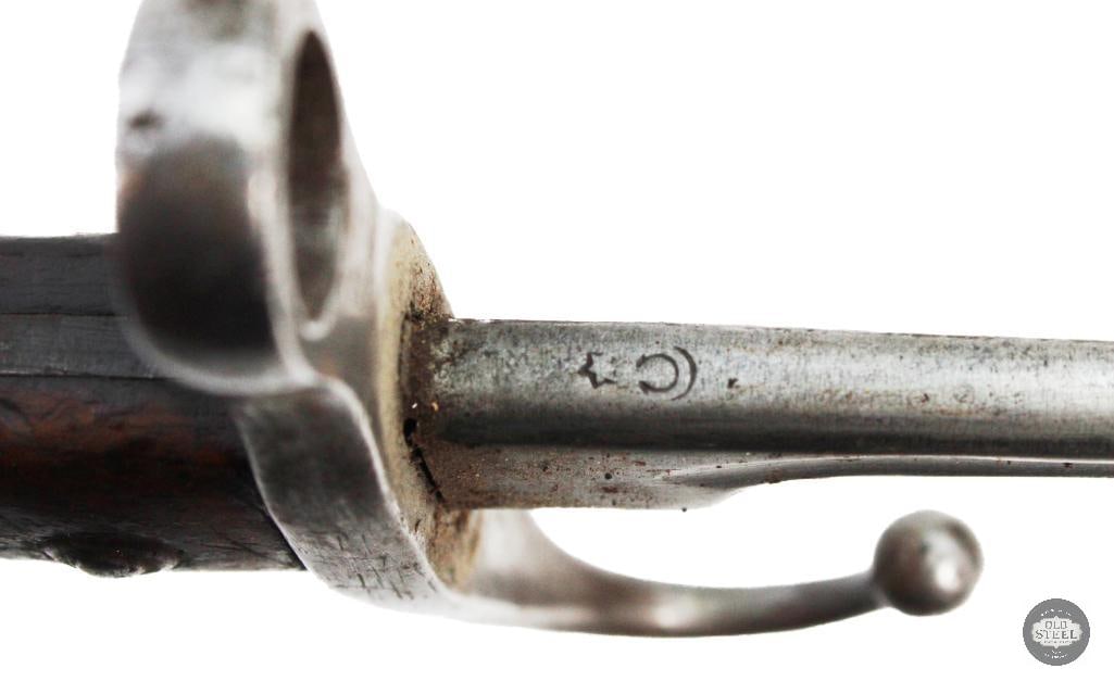 Turkish Masuer 1905 Short Bayonet Bayonet W/ Scabbard - 10