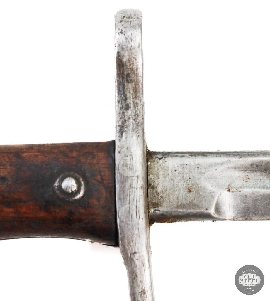 Turkish Masuer 1905 Short Bayonet Bayonet W/ Scabbard - 3
