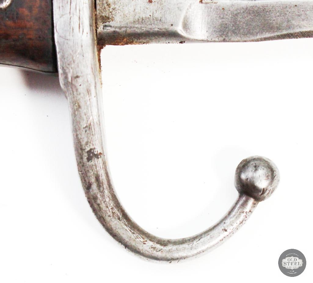 Turkish Masuer 1905 Short Bayonet Bayonet W/ Scabbard - 4