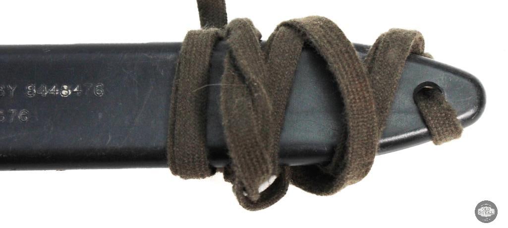 U.S. M7 Bayonet W/ M10 Black Plastic / Nylon Scabbard - BOC - 13