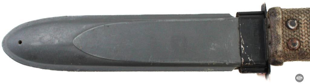 Original USN Mk2 Fighting Knife W/ Sheath - Camillus - 12