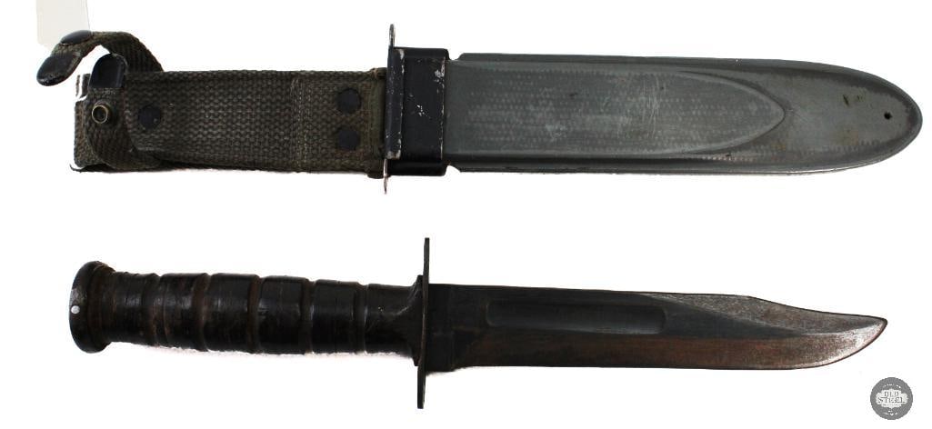 Original USN Mk2 Fighting Knife W/ Sheath - Camillus (1 of 13)