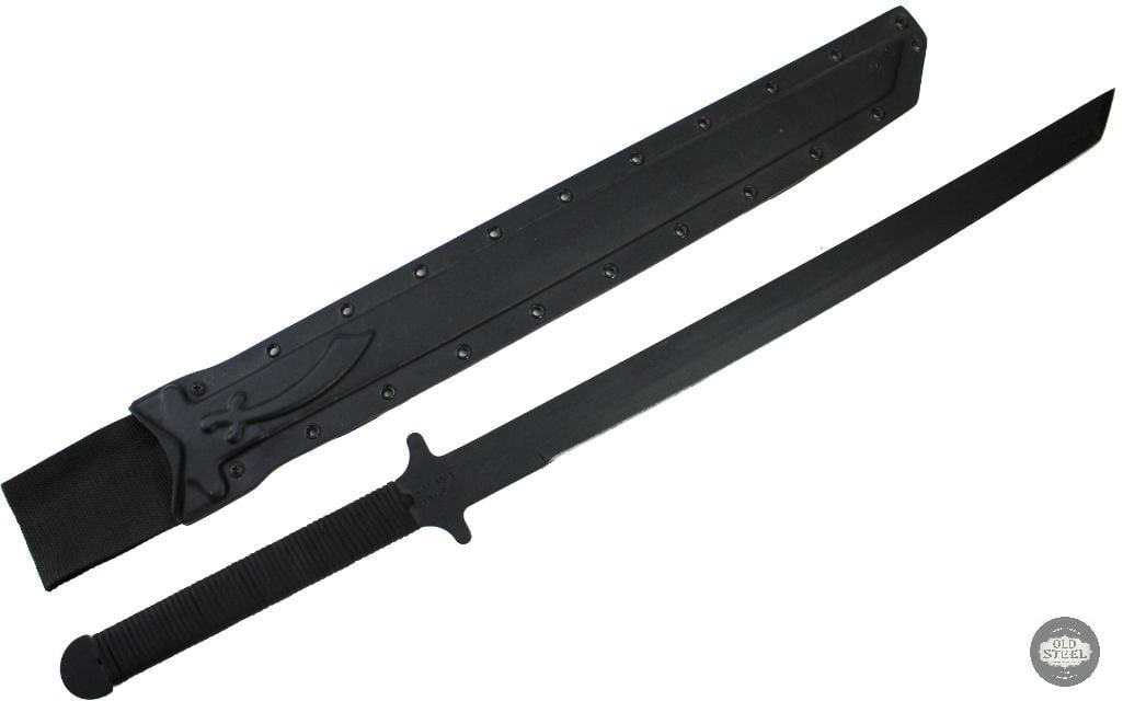 Ontario USA - Katana BWS-1 Modern Made Sword W/ Tanto Point - 17.5 Inch Blade W/ Scabbard - 2