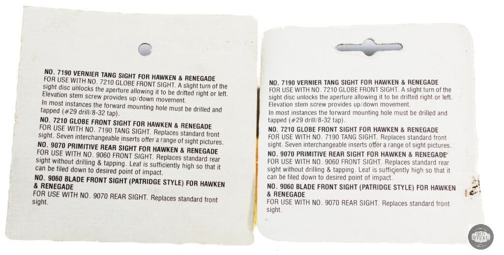 Thompson Center Muzzle Loading Rifle Peep Sight - 2