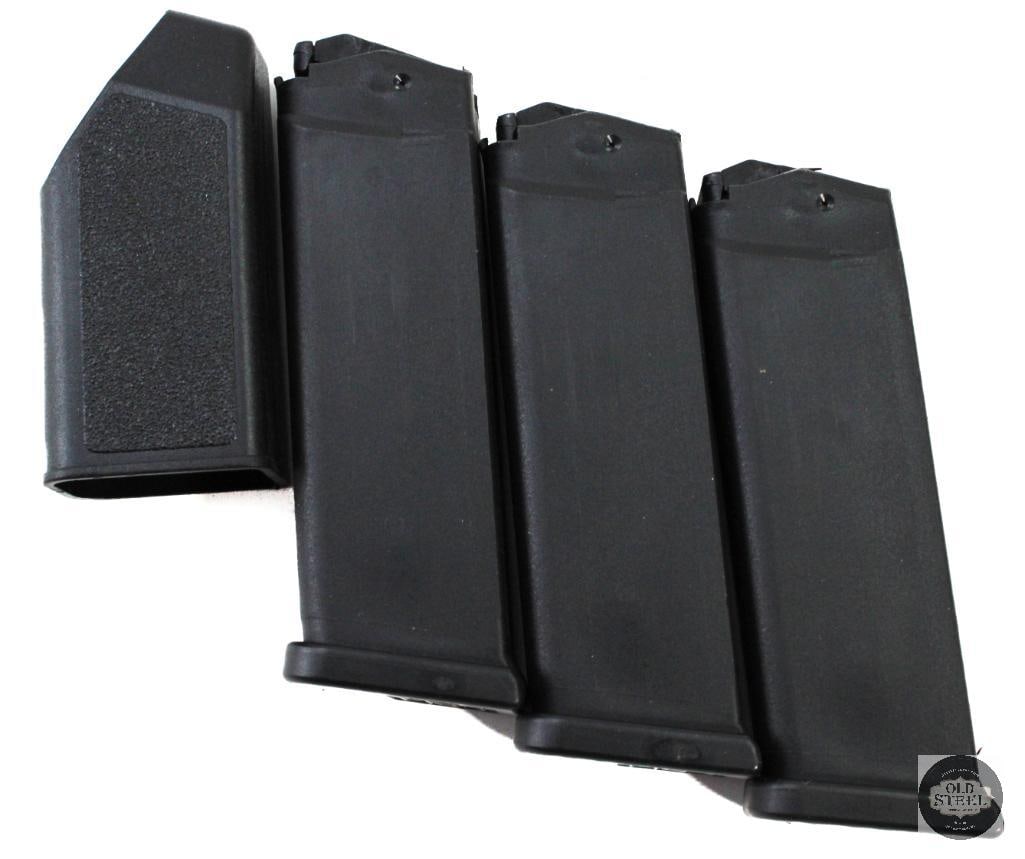 Lot of 3 .40 S&W Glock 10 Round Magazines W/ Speed Loader (1 of 4)