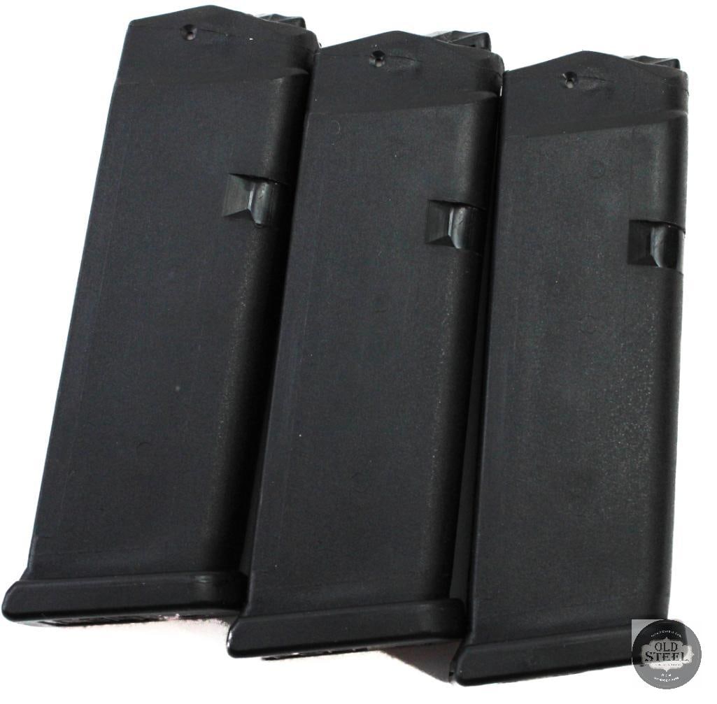 Lot of 3 .40 S&W Glock 10 Round Magazines W/ Speed Loader - 2