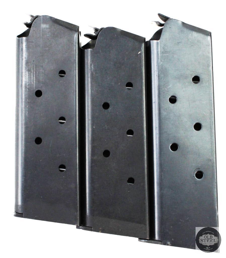Lot of 3 Colt Marked 1911 Magazines 45 ACP Officer & Govt Model Size - 2