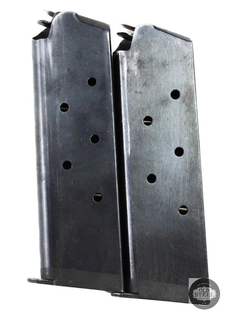 Lot of 2 1911 Magazines 45 ACP Govt Model: Lot of 2 1911 Magazines 45 ACP Govt Model THIS ITEM IS AS PICTURED WITH NO FURTHER ATTACHMENTS. ALL SALES ARE FINAL. PLEASE REFER TO THE AUCTION DESCR