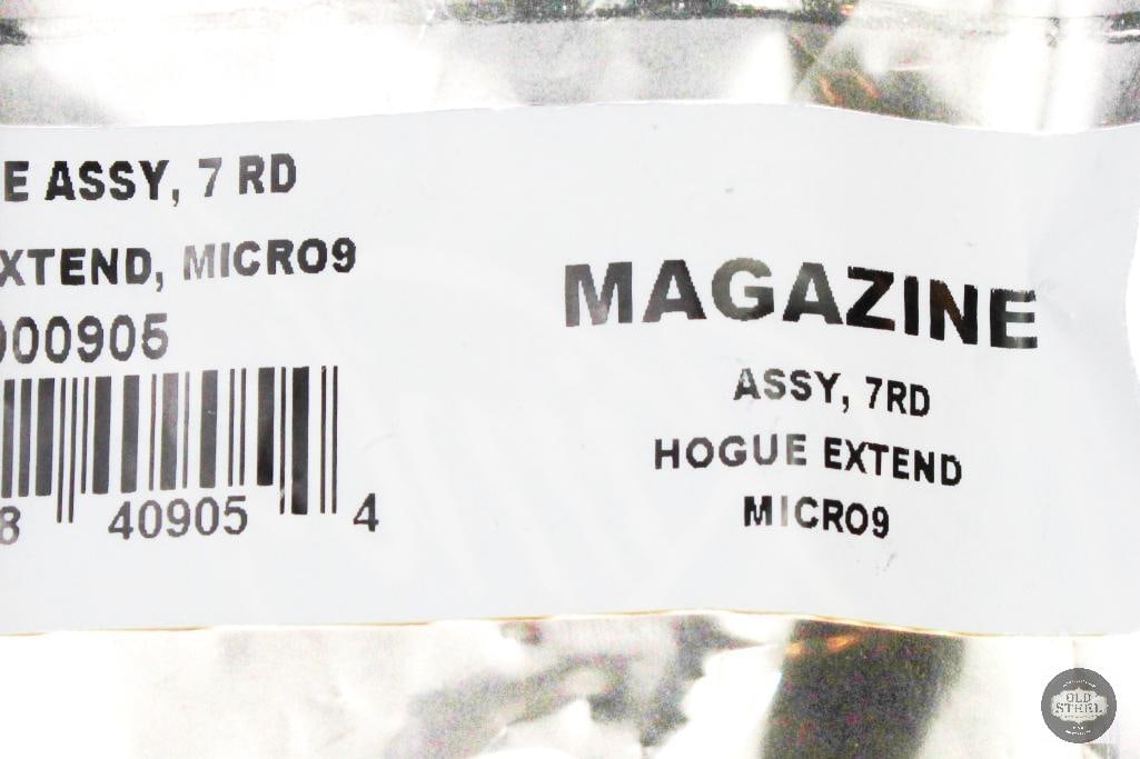 Lot of 4 Kimber Micro 9 7 Round 9mm Hogue Extended Magazine - 2
