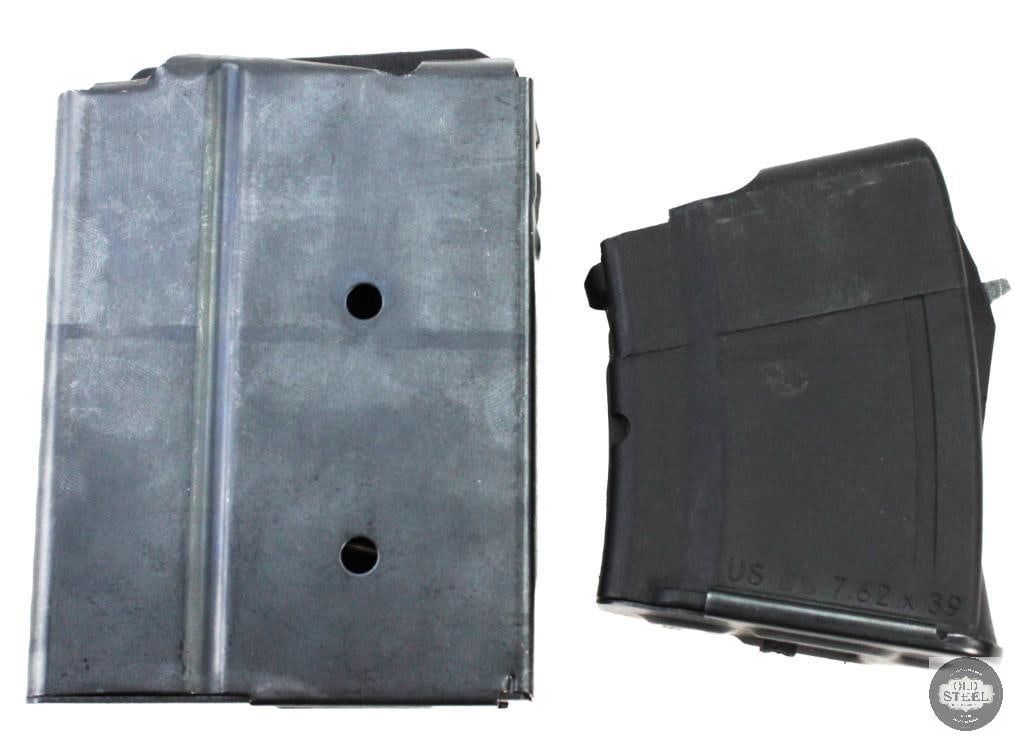 Lot of 2 Magazines - One 7.62x39 AK Magazine & One Unknown 30-06 Magazine - 3