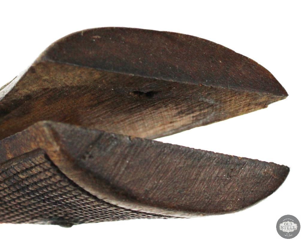 Lot of 3 Revolver Grips Wood & Polymer- Unknown Make & Models - 4