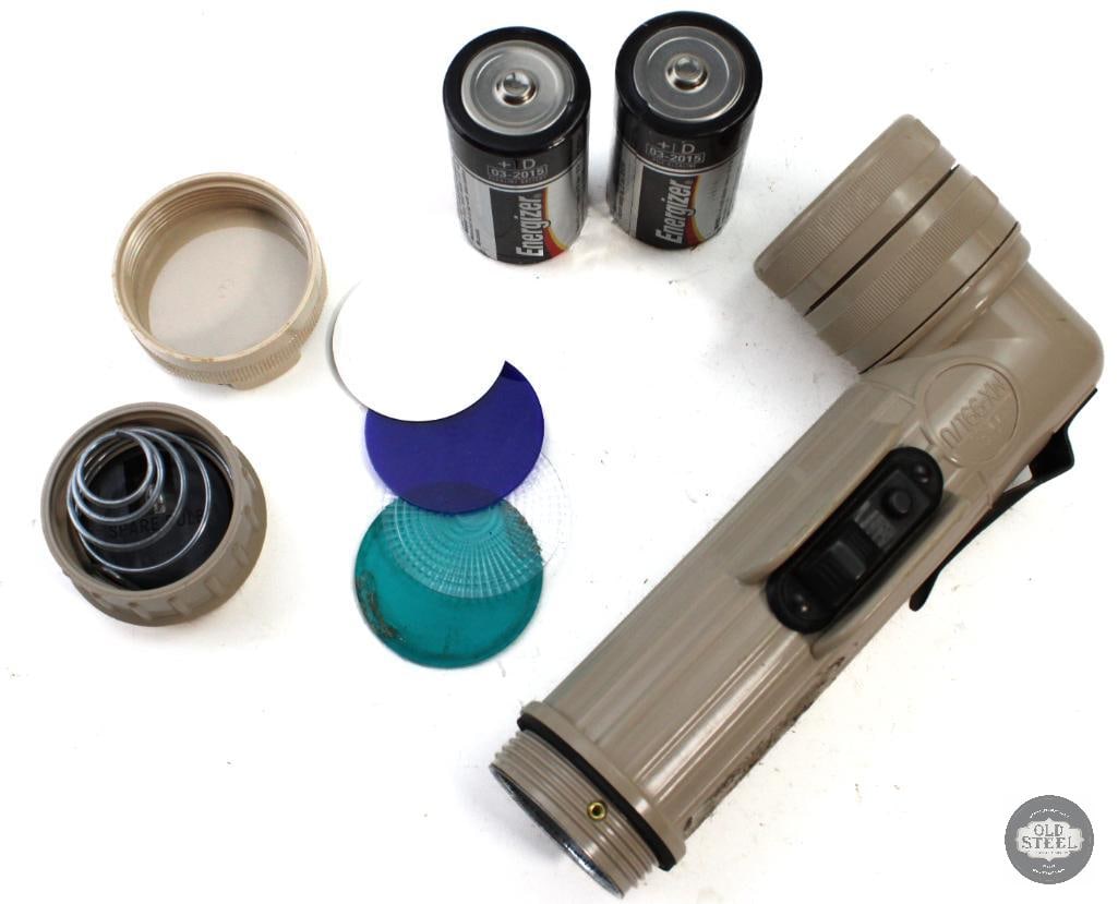 Lot of 2 Right Angle Flashlights With Filters - 4