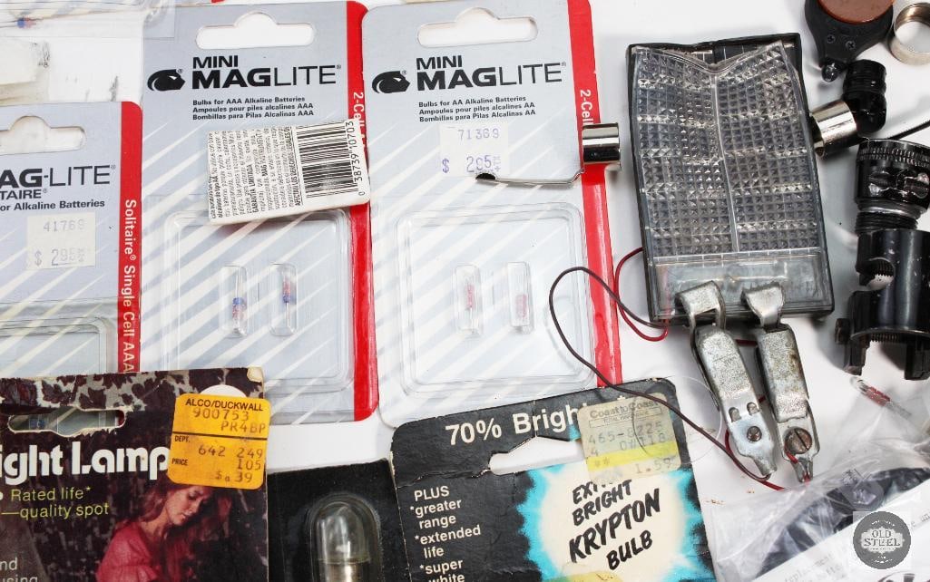 Lot of Misc. Flashlight Parts & Components - 8