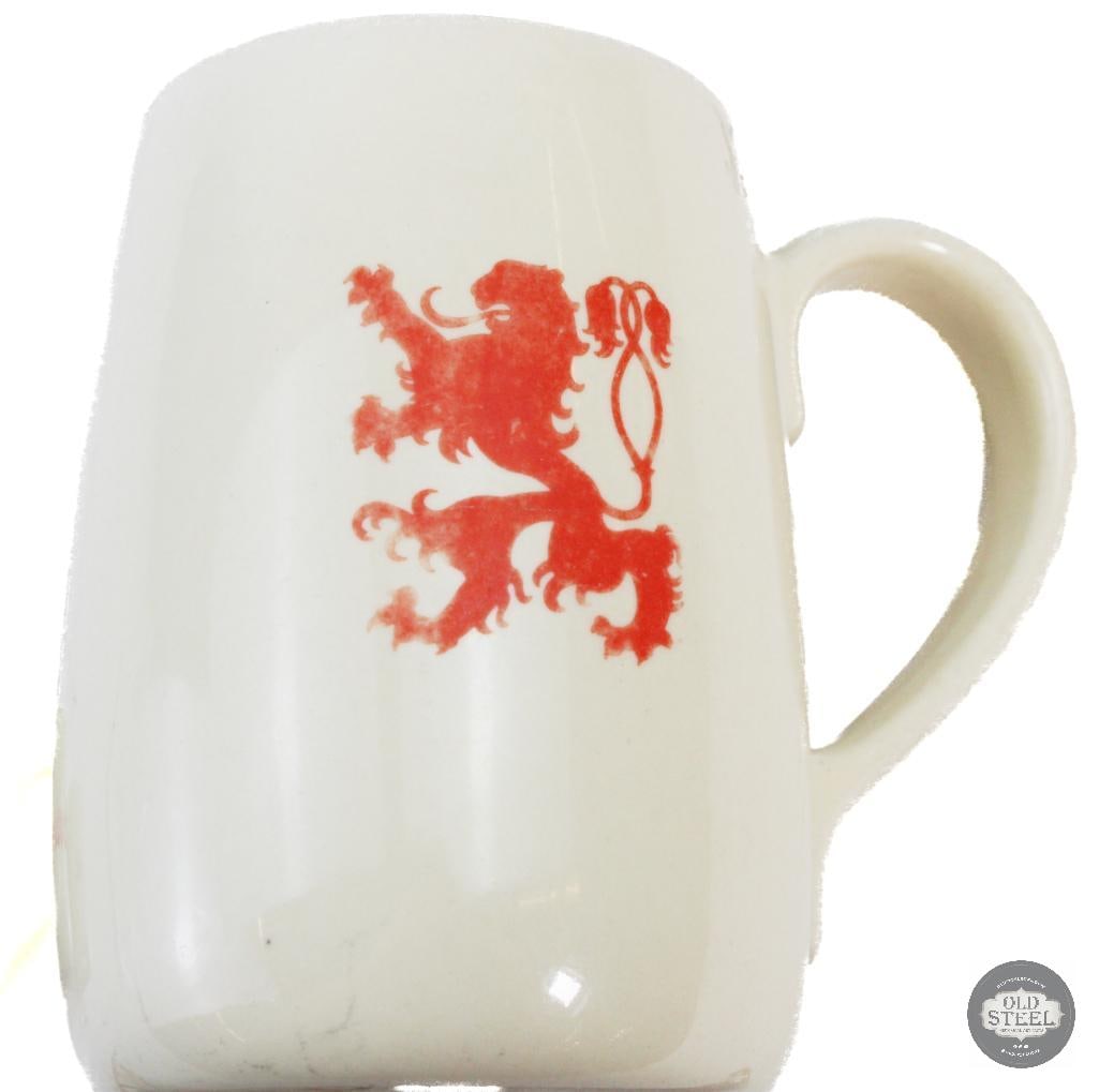 Vintage 1950's Era Coors Thermo Porcelain Mug W/ Extras - 3