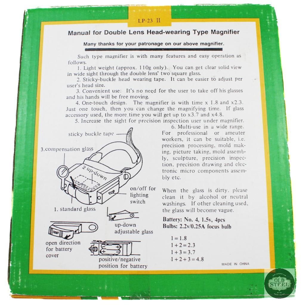 Lot of 2 Box Cutters & Head Mounted Magnifier - 3