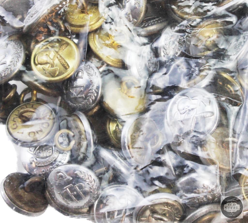 Lot of Misc. European Uniform Buttons - Possible EMS, Military, Etc. - 12