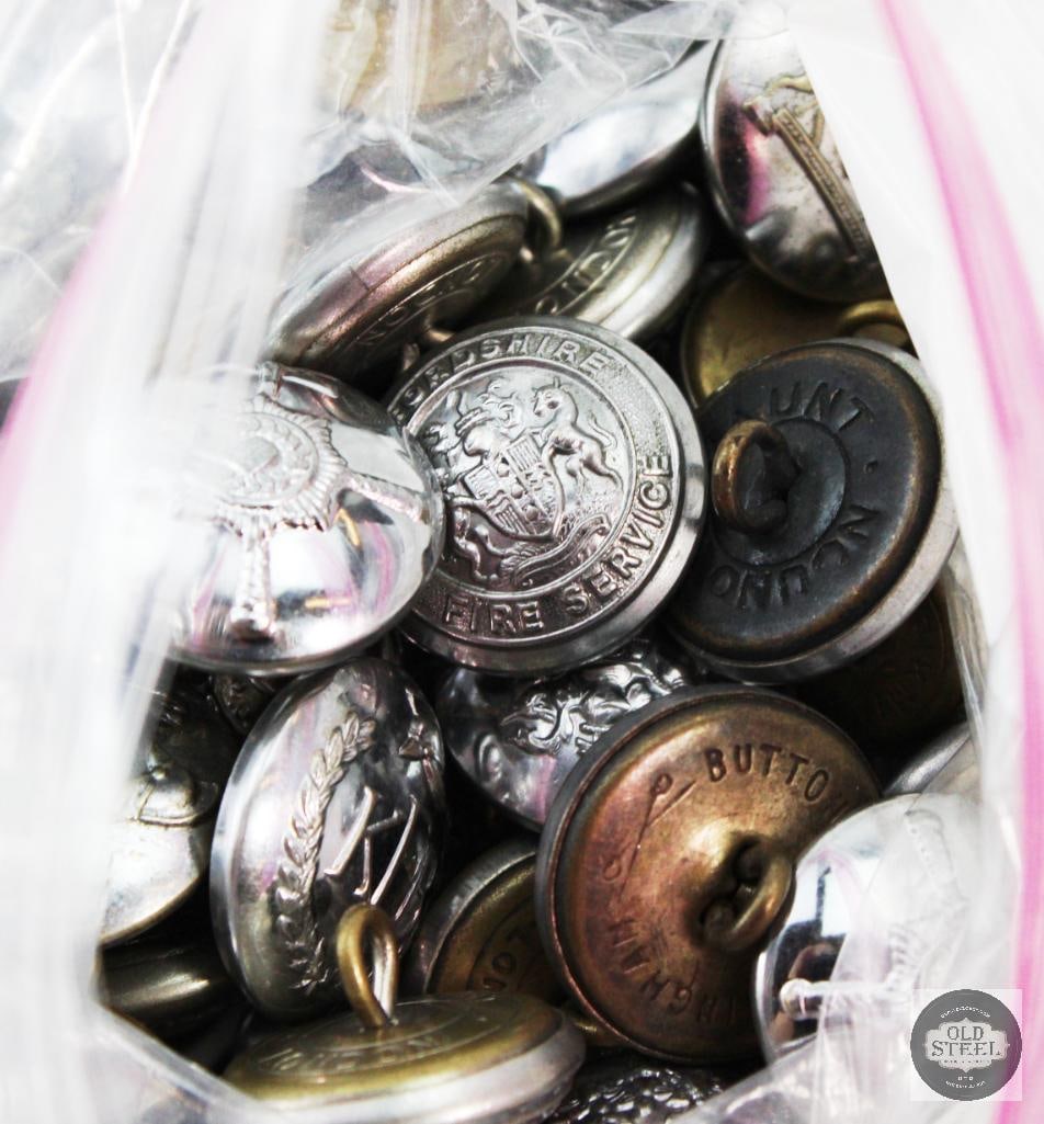 Lot of Misc. European Uniform Buttons - Possible EMS, Military, Etc. - 2