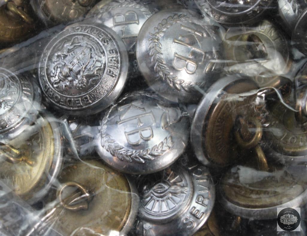 Lot of Misc. European Uniform Buttons - Possible EMS, Military, Etc. - 6