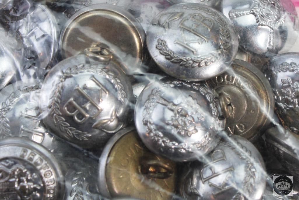 Lot of Misc. European Uniform Buttons - Possible EMS, Military, Etc. - 8