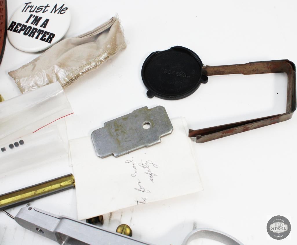 Lot of Misc. Gun Parts & Accessories - Buttpads, Flash Hiders, Firing Pins, Etc. - 8