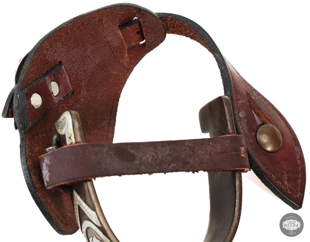 Set of Leather & Steel Cowboy Spurs - 7