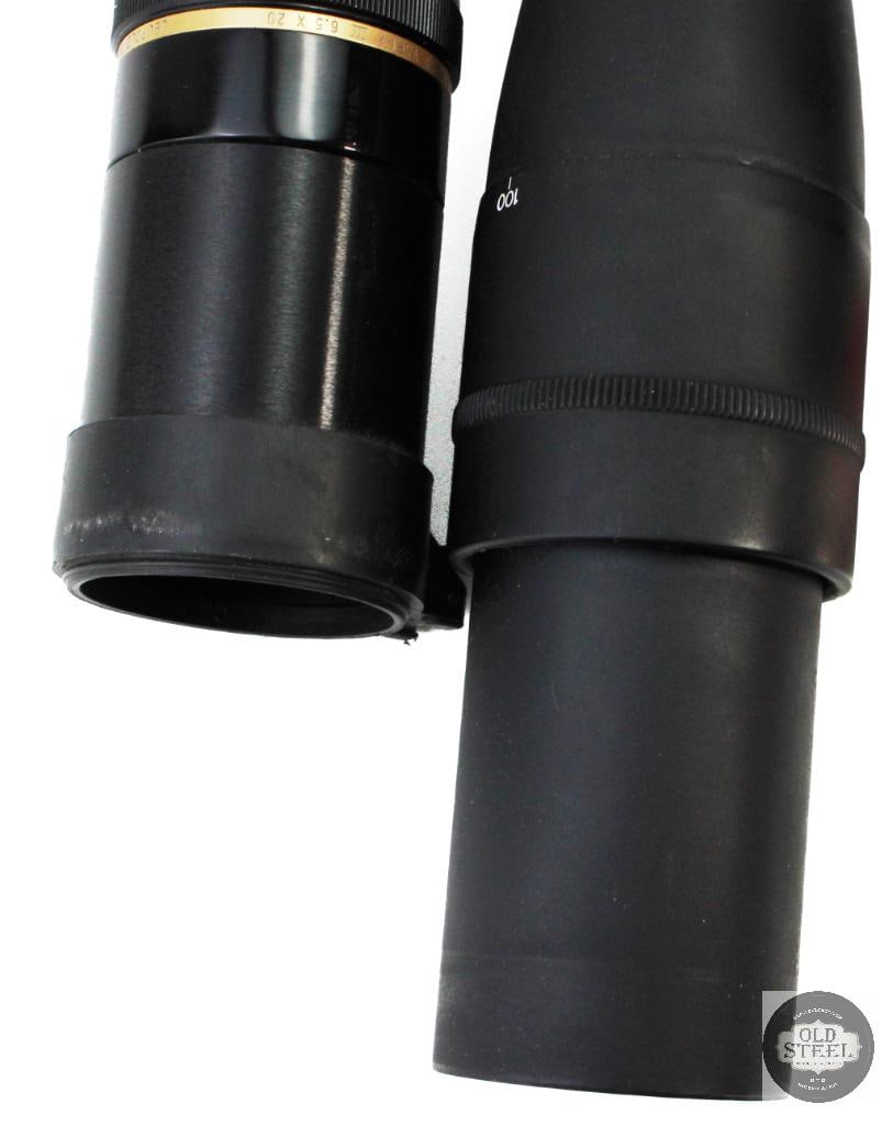 Lot of Scopes & Harris Bipod - Leupold 6.5 -20 & Pentax 8.5 - 32 - 2