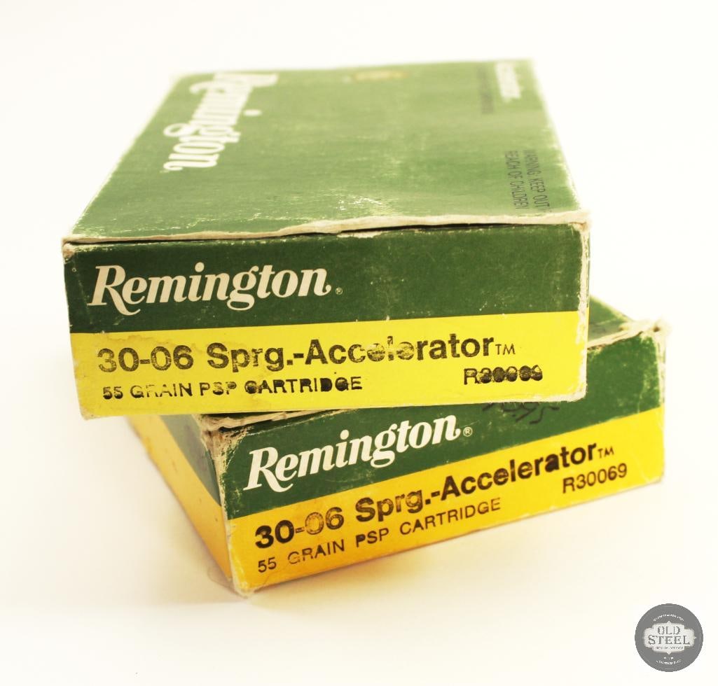 40rds Remington 30-06 SPRG 55gr PSP Accelerator Ammunition - 2