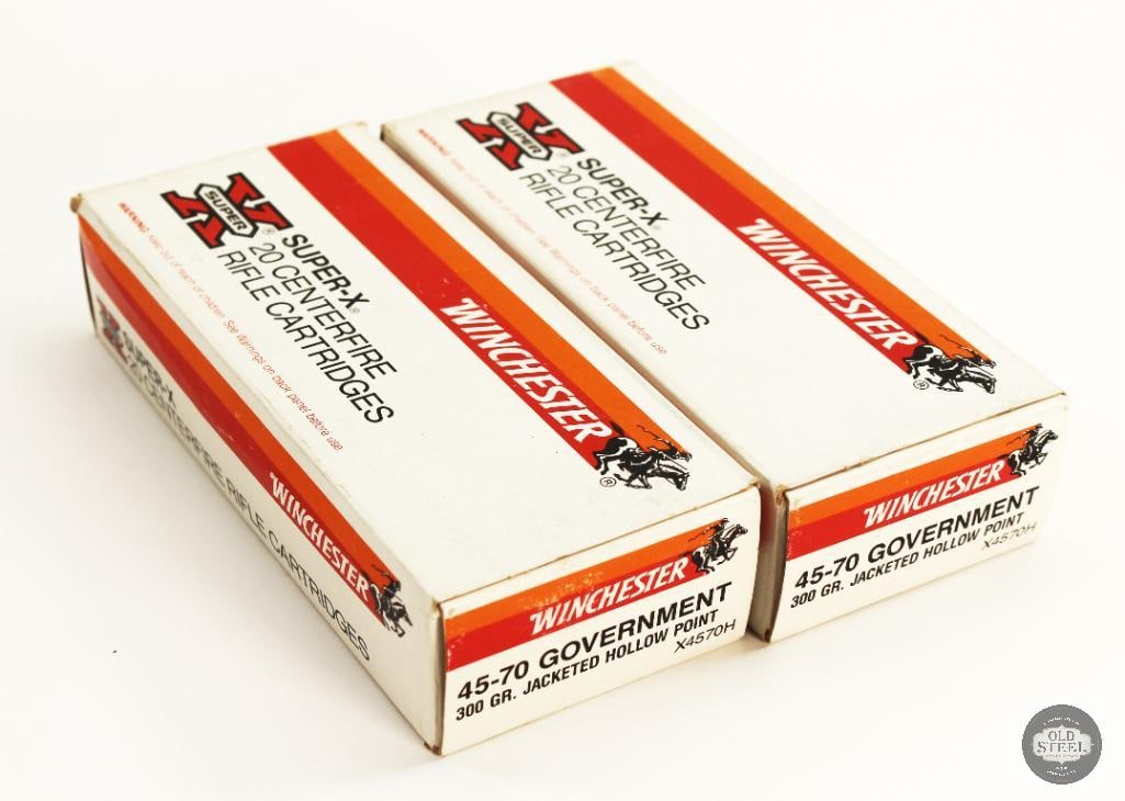 40rds Winchester Super-X 45-70 Gov't 300gr JHP Ammunition (1 of 1)