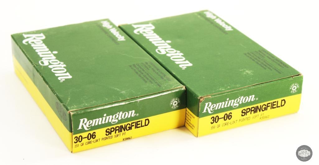 40rds Remington Core-Lokt 30-06 SPRG 150gr PSP Ammunition (1 of 1)