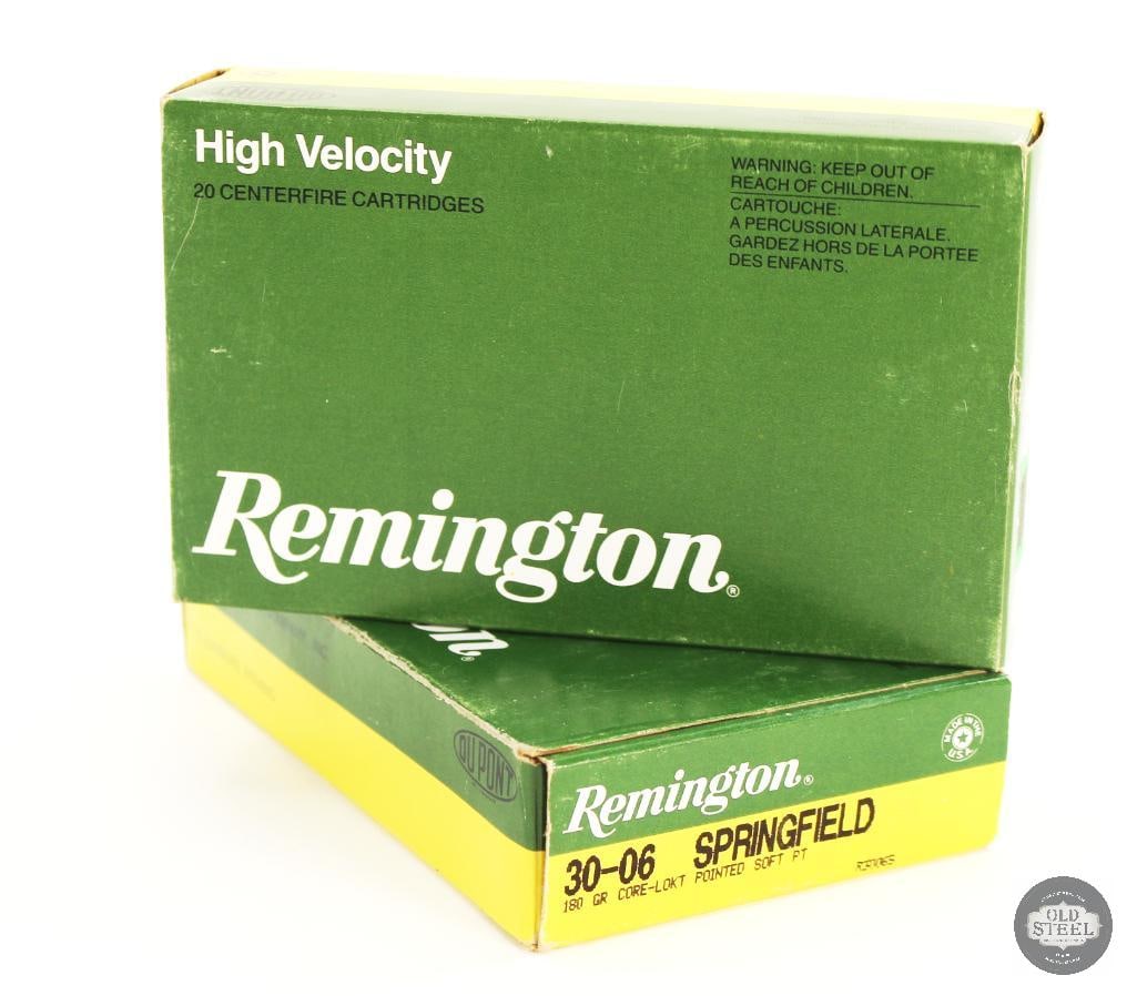 40rds Remington 30-06 SPRG 180gr PSP Core-Lokt Ammunition (1 of 1)