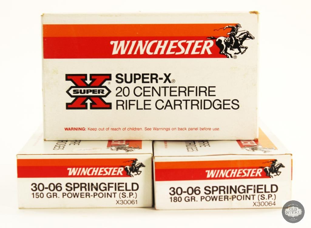 60rds Winchester 30-06 SPRG 180gr Power-Point SP Ammunition (1 of 1)