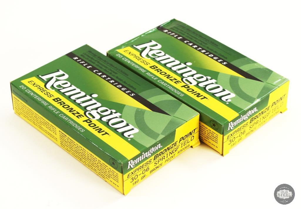 40rds Remington 30-06 SPRG 180gr Bronze Point Ammunition (1 of 1)