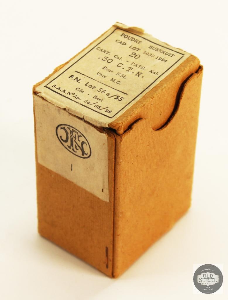 20rds FN 30-06 SPRG Ammunition: 20rds FN 30-06 SPRG Ammunition THIS ITEM IS AS PICTURED WITH NO FURTHER ATTACHMENTS. ALL SALES ARE FINAL. PLEASE REFER TO THE AUCTION DESCRIPTION, LOT