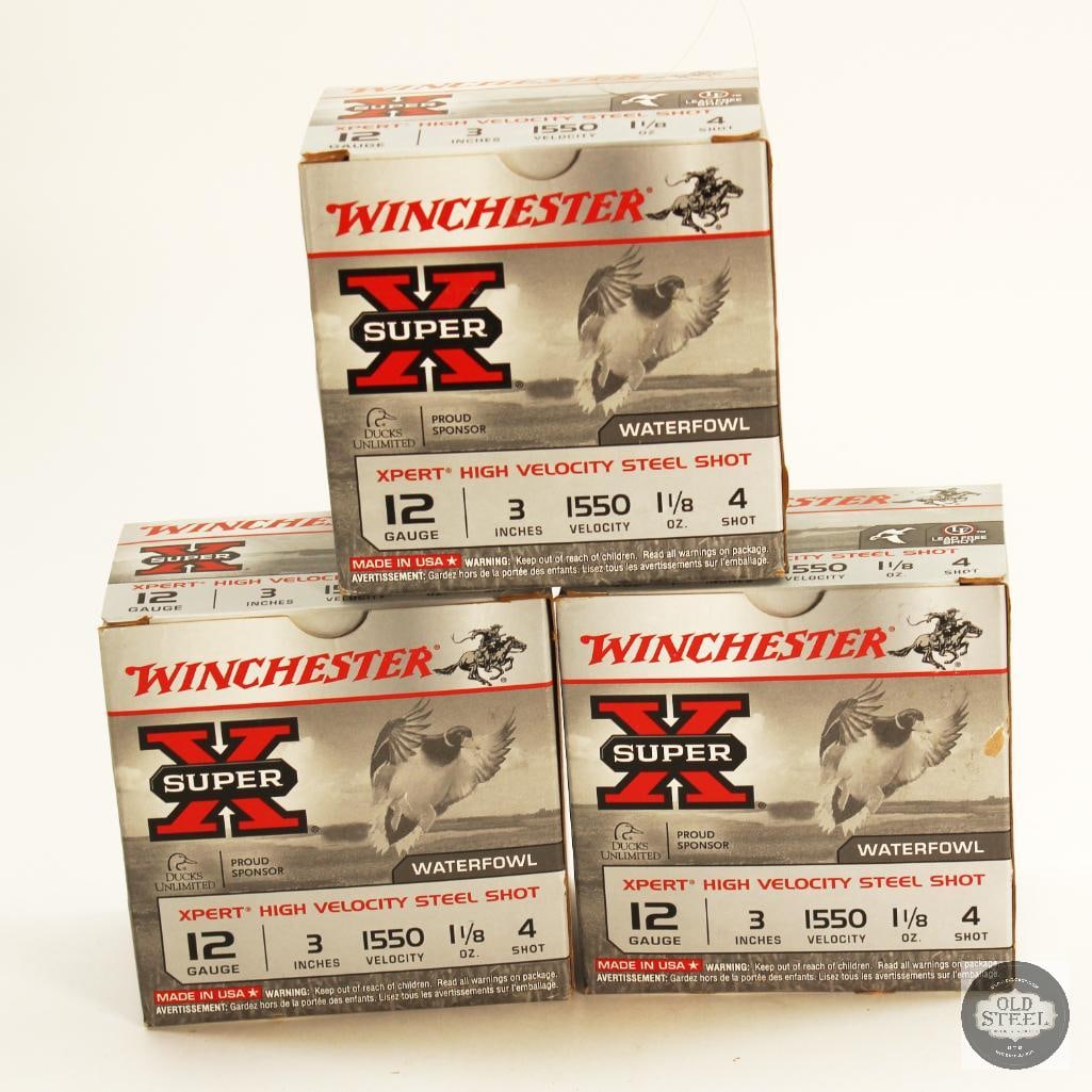 75rds Winchester Super- X 12ga 3in Xpert High Velocity Steel Shot Ammunition (1 of 1)