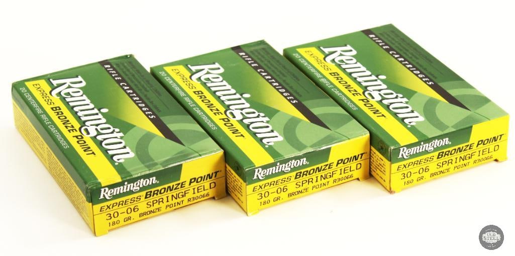 60rds Remington 30-06 SPRG 180gr Bronze Point Ammunition (1 of 1)
