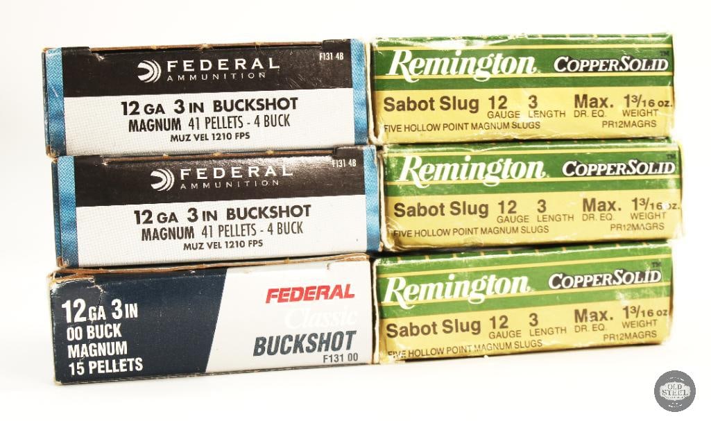30rds 12ga 3in Buck and Slug Shotshell Ammunition - 2
