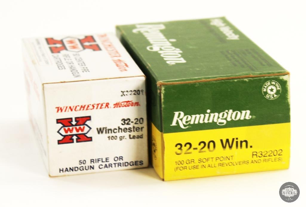 100rds 32-20 WIN 100gr Ammunition (1 of 1)