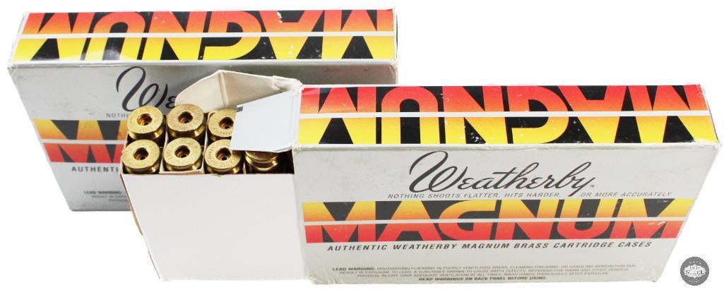 40 Unprimed Casings of .30-378 Weatherby Magnum: 40 Unprimed Casings of .30-378 Weatherby Magnum THIS ITEM IS AS PICTURED WITH NO FURTHER ATTACHMENTS. ALL SALES ARE FINAL. PLEASE REFER TO THE AUCTION DESCRIPTION, LOT #1 DESCRIPTION