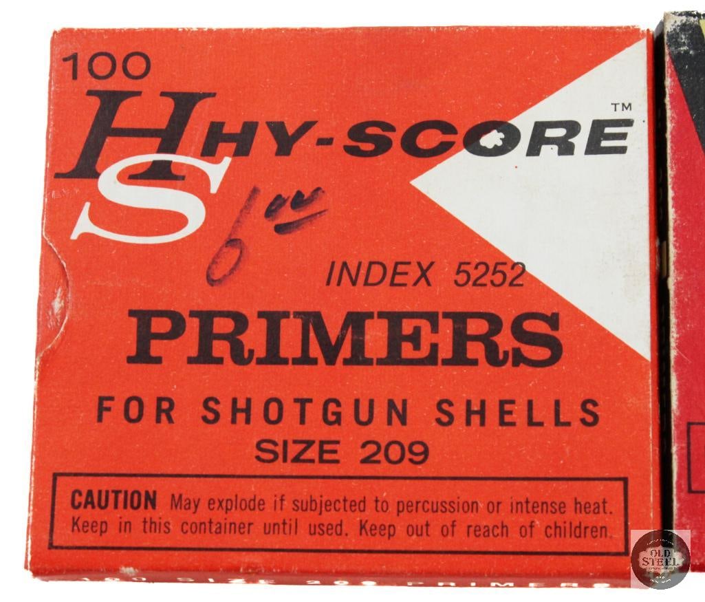 3 Boxes of Shotgun Shell Primers Size 209 & 399 - 2