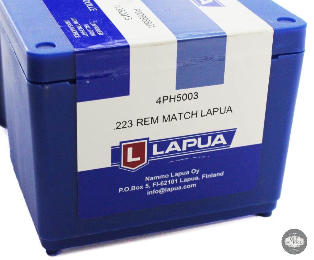 Box of 100 .223 Rem Match Lapua Brass - 2
