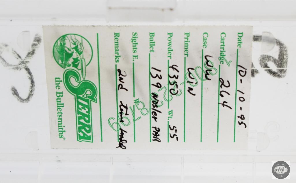 58 Reloaded Cartridges of 264 Win Mag - SOLD AS COMPONENTS - 4