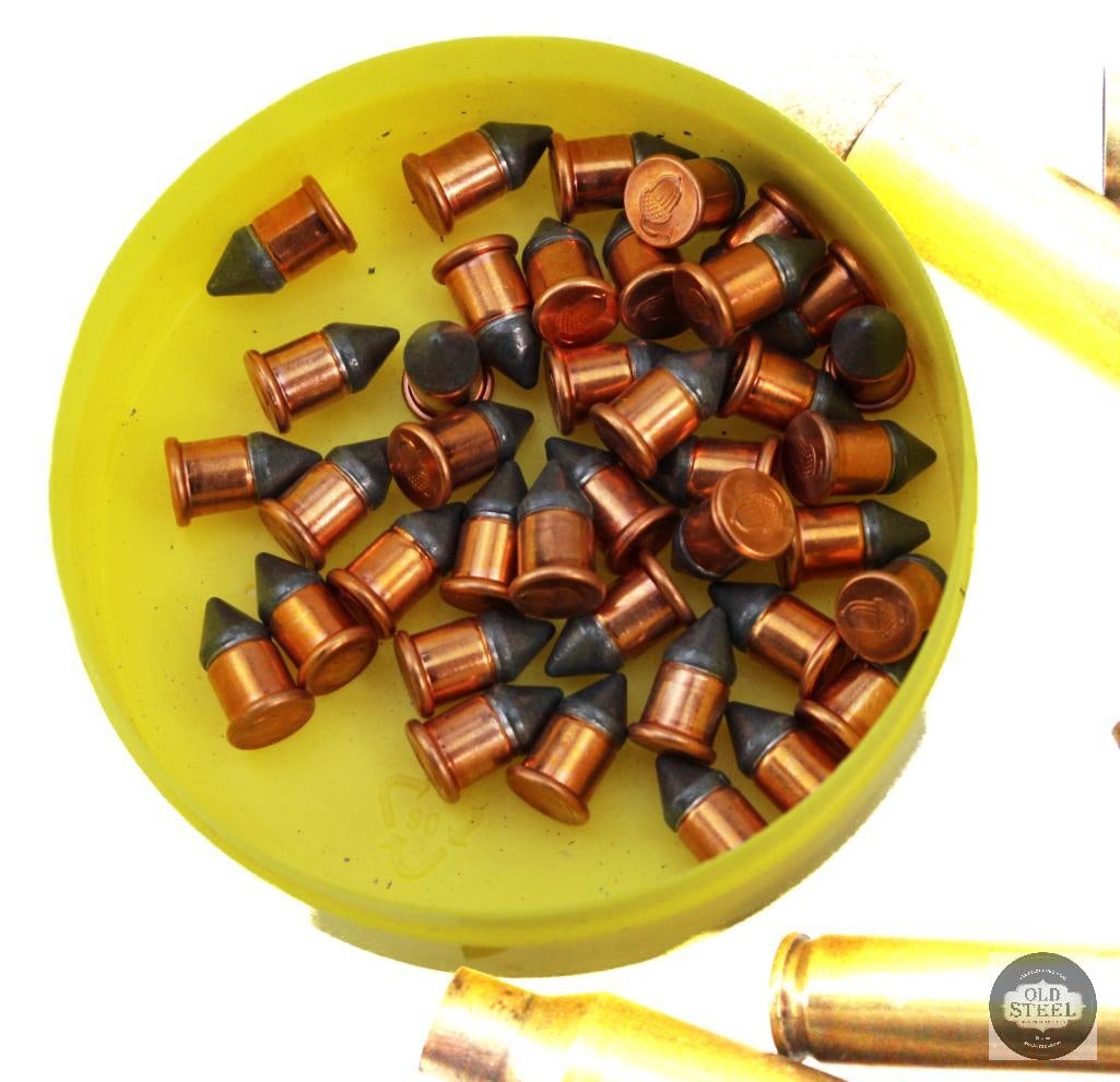 Lot of Misc. Casings & Lead Bullets - 2