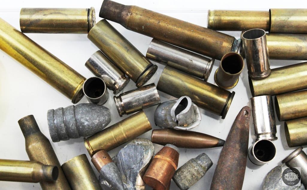 Lot of Misc. Casings & Lead Bullets - 7